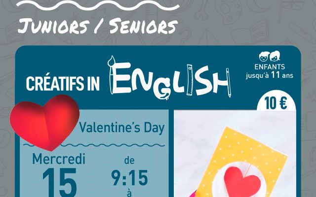 Ateliers juniors/seniors : Valentine’s Day : Spinning Heart card