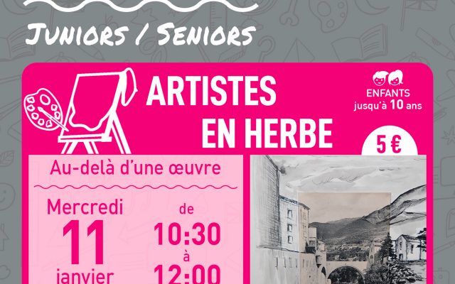 Ateliers juniors/seniors : Au-delà d’une œuvre