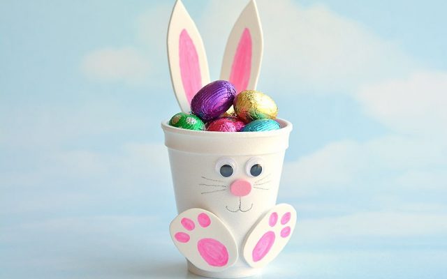 Ateliers juniors/seniors : Easter : Egg cup Easter bunnies