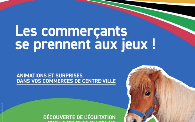 Les commerçants se prennent aux Jeux !